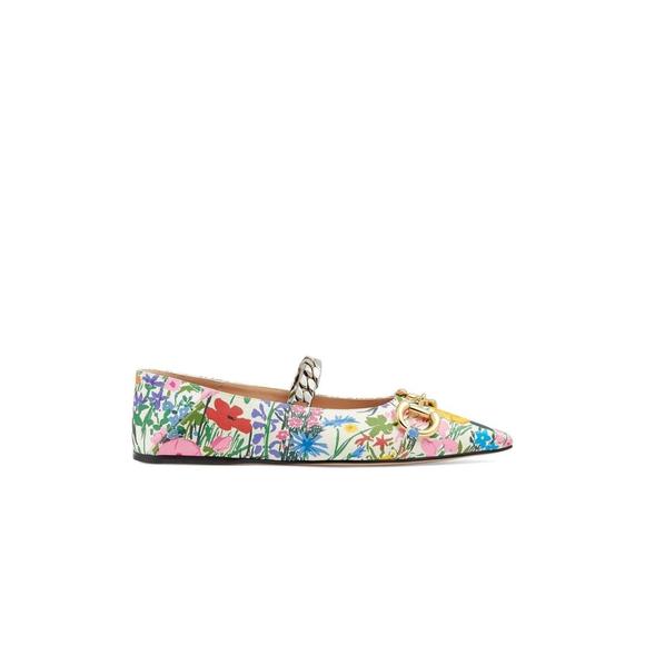 Gucci - Ken Scott Floral Ballerina Shoes - IT 40